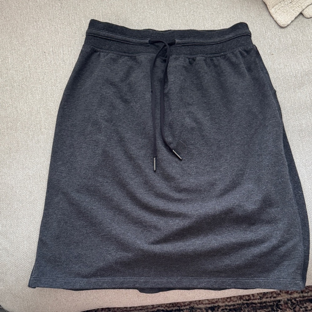 Lululemon Start Anew Skirt Heather Black